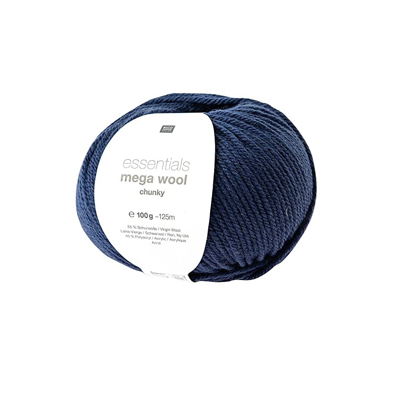 Essentials Mega Wool Chunky Blue, 100 g