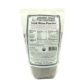 Irish Moss Powder - Wild Atlantic - Organic Seaweed - 1 Pound