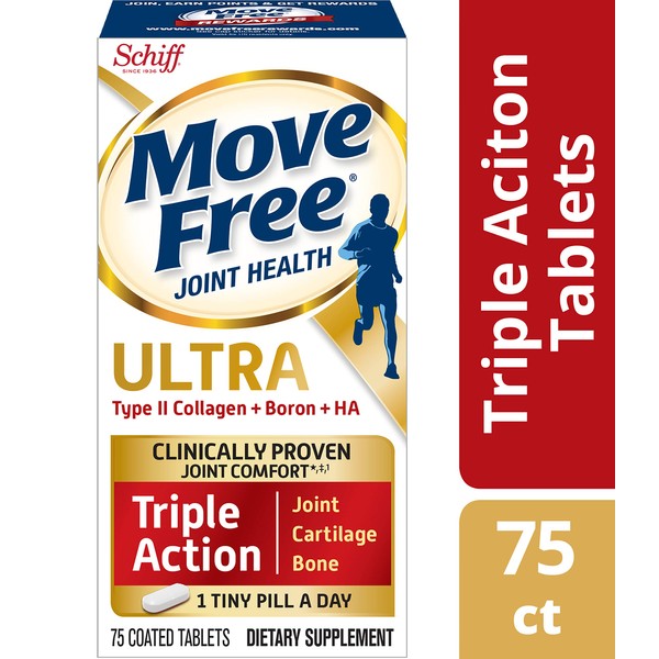Move Free Type II Collagen, Boron & HA Ultra Triple