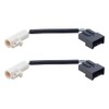 Replacement Pair Tow Mirror Adapters Compatible with 1999-2007 Super Duty