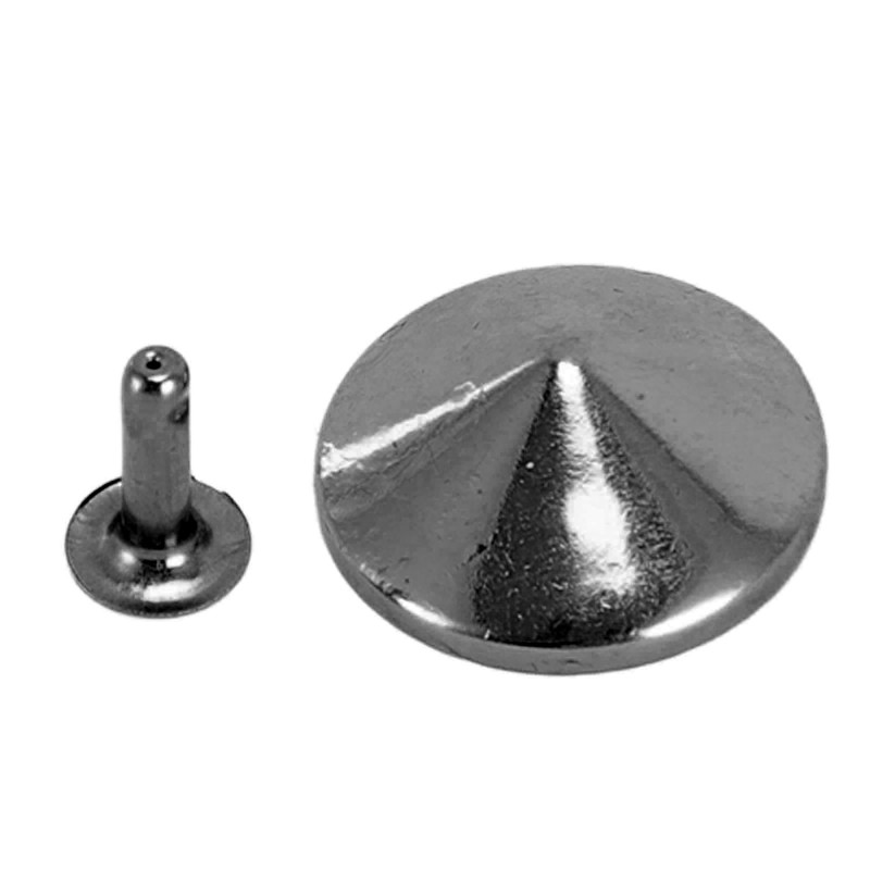 100pcs Mushroom Rivets Multipurpose Double Cap Mushroom Rivets for Belts