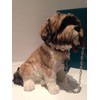 Sitting Shih Tzu Ornament Figure Figurine Model Gift Brown/White Leonardo