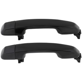 cciyu Door Handles Black Rear Driver Left Passenger Right Side fit for 2010-2018 For Lexus GX460,2010-2020 For Toyota 4Runner,2009-2011 2013-2016 For Toyota Land Cruiser, 2pcs
