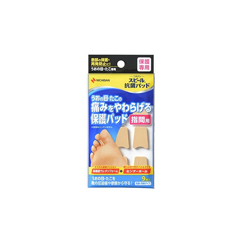 Nichiban SPPSK Foot Care Speel Antibacterial Pad for Fingers