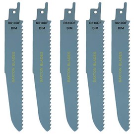 5x Saxton R610DF Reciprocating Saw Demolition Blades Wood Metal Fit Bosch Dewalt Makita