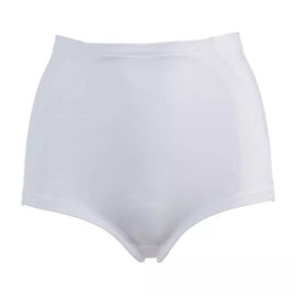 Rago Shapewear Light Weight Support White Brief Size 38/4XL