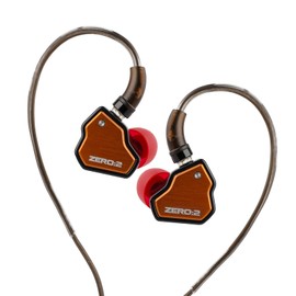 HIFIXAUDIO 7Hz x Crinacle Zero:2 in Ear Monitor, Updated 10mm Dynamic Driver IEM Earphones, HiFi Wired Earbuds, with OFC IEM Cable for Gaming & Music Audiophiles (No Mic 3.5mm, Orange)