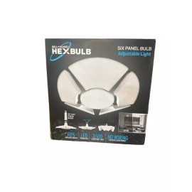 Bell Howell Hex Bulb E26 LED Garage 6 Panel Shop Office Attic Ceiling Light