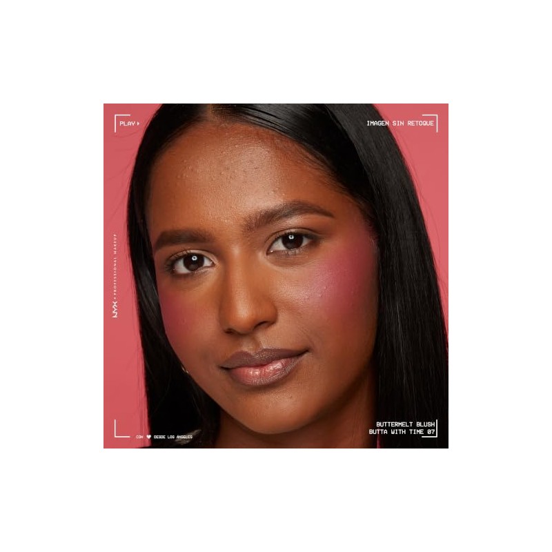 NYX Professional Makeup Buttermelt Blush, Rubor en Polvo, con hasta
