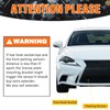Front License Plate Holder No-Drill License Plate Bracket Mount Anti-Theft