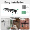 mymai Key Rack with 7 Hooks Wall Mount for Pet