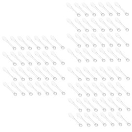 FOMIYES 3sets Mini Makeup Spatula Tool for Skincare Face Cream Application Reusable Beauty Spatula for Women 50pcs*3