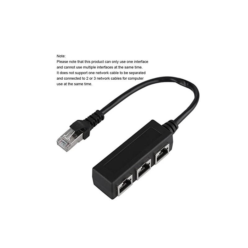 Ejoyous Cable de extensión Ethernet, RJ45 Cable extensor de red