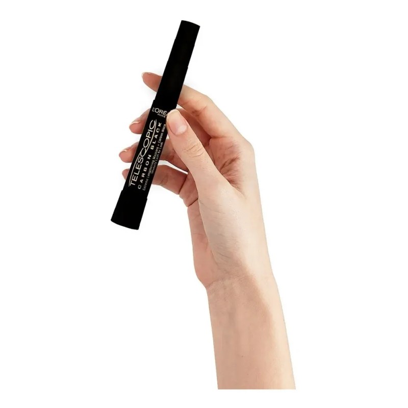 Máscara Para Pestañas L'oréal Telescopic Carbon Black 8 Ml