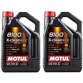 Motul 109471 Set of 2 8100 X-Clean EFE 5W30