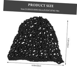 Beavorty 3pcs Crochet Mesh Hat for Women Hair Net for Sleeping Women Hair Care Supplies Skull Cap