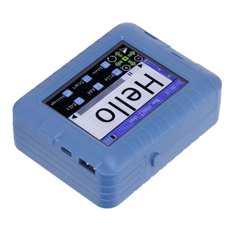 12.7mm 3.5in Mini Smart Inkjet Printer Blue Looking Type C