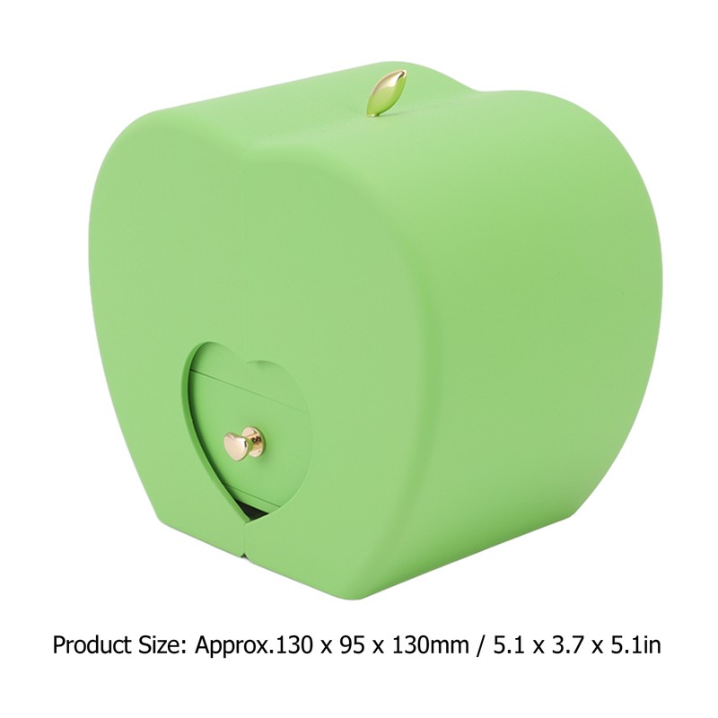 Rose Jewelry Box Apple Rose Shape Acrylic Jewelry Gift Box