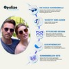 Opulize Met 2 Pack Large Men Women Grey Clear Black