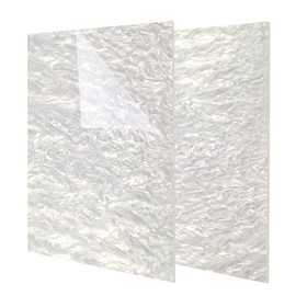 FaeliKnise 2 Pack12x8 Inch Pearl Cast Acrylic Sheets for CO2 Laser Cutting and Engraving Patterned Acrylic Plastic Sheets 1/8 Thick for DIY Crafts, Home Decor, Art Design (2, Pearl White, 12x8 Inch)