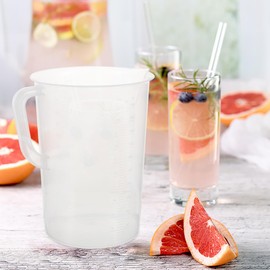 Sosoport Jarra Medidora de 5 L Jarra Mezcladora Taza Vertedora Tabla de Conversión Conveniente para Productos Químicos para Piscinas de Césped Lejía Agrícola Y Pasatiempos Domésticos