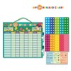 Magnetic Reward Behavior Chore Chart for Kids Magnetic Broad Calendar