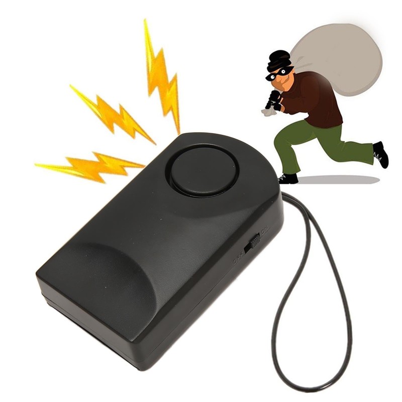 Wireless Door Alarm, 120dB Lightweight Prevent Theft ABS Door Alarm