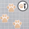 LUOZZY 20 Pcs Bathroom Ground Stickers Non-Slip Dog Paw Stickers