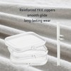 Convihealth Clear hard shell zipper case, hard plastic storage pouch,