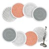 Upgraded 8 Pack Replacement Steam Mop Pads Kit Compatible with