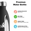 Stainless Steel Water Bottle, 1 Litre, BPA-Free, Double-Walled Insulated Flask,