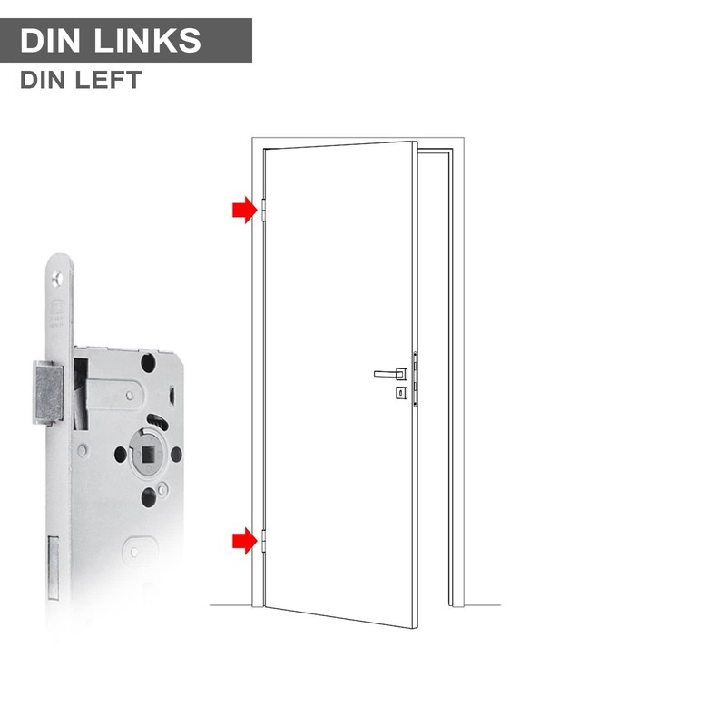 SOTECH BKS Door Lock Toilet Lock Class 1 Backset 55