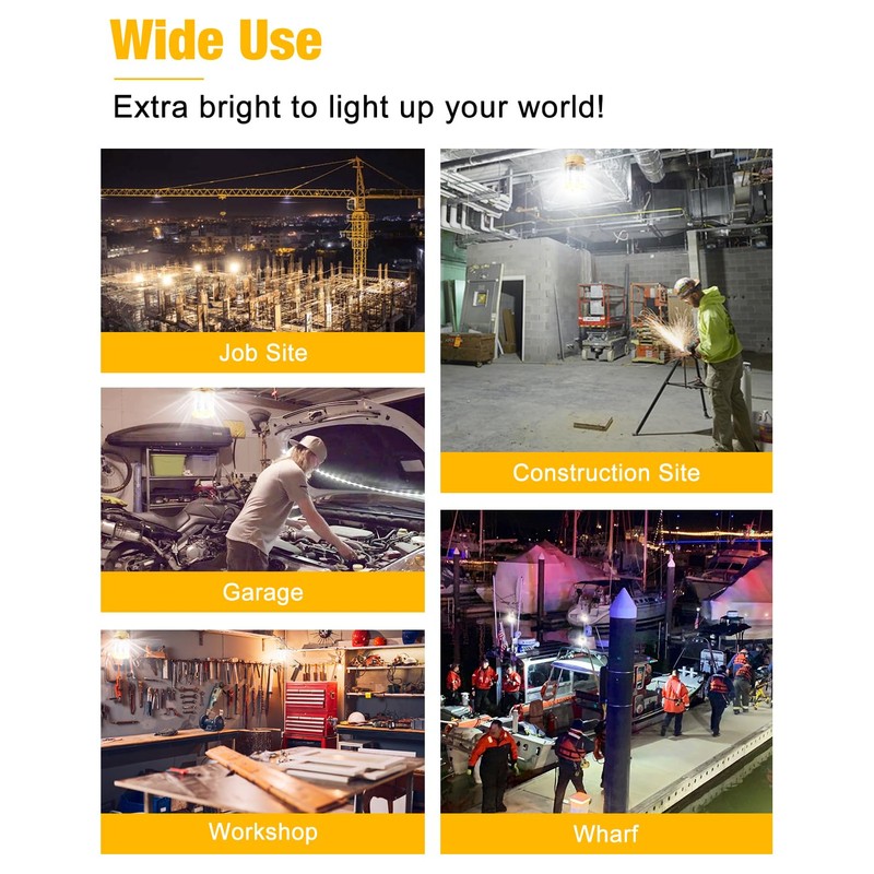 JC-LGL 60W LED Temporary Work Lights - Construction Lighting Temp