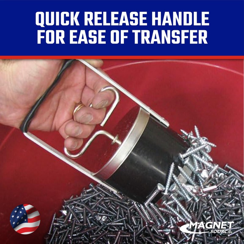 Master Magnetics Light-Duty Magnetic Bulk Parts Lifter with Release, 3.50""