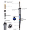 FAOKZE Pyrography Soldering Iron Set, 60 W 220 V LCD