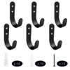JUGEFORNI Metal Coat Hooks for Wall, Coat Hooks for Hanging,
