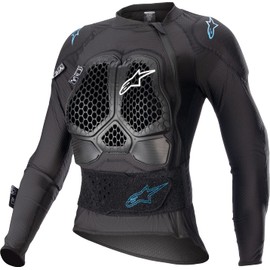 Alpinestars 6516823-1079-S: Stella Bionic Action V2 Protection Jacket Blk/Cyan Sm