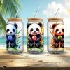 Lollipop Panda UV DTF Cup Wraps Winter UV DTF Transfer