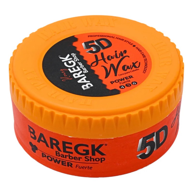 Cera Para Cabello Baregk 5d Profesional Barberias Esteticas Color Naranja
