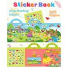 Benresive Reusable Sticker Book for Toddlers 2-4 Years, Fun Travel