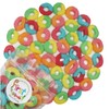 FirstChoiceCandy Gummy Rings (Neon, 4.5 Pound (Pack of 1))