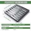 16x16 Cast Iron Drain Grate,B125 Square Outdoor Metal Grate for