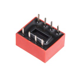 sourcing map 10 DIP Switches 1 2 3 4 Position for PCB with Grid of 2.54mm Red