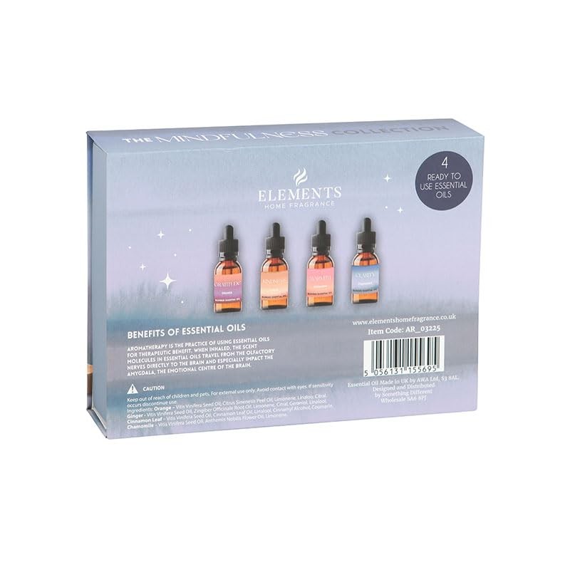 Mindfulness Essential Oils Set – 4 x 10ml Blended Oils
