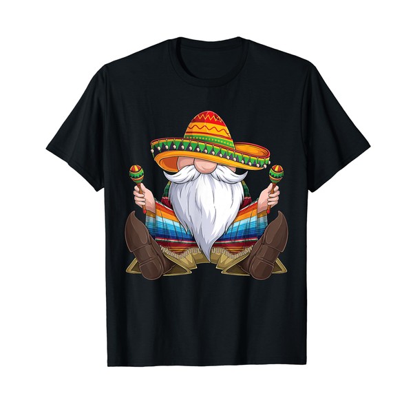 Mexican Gnome Cinco De Mayo Serape Poncho men Women kids
