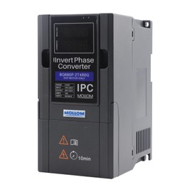 Mollom 4KW 220V Single to 3 Phase Invert Phase Converter-5HP 16A Input/Output IPC for 3PH Motor