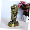 ULTECHNOVO 1Pc Creative Merlion Statue Decorative Bronze Metal Artware for