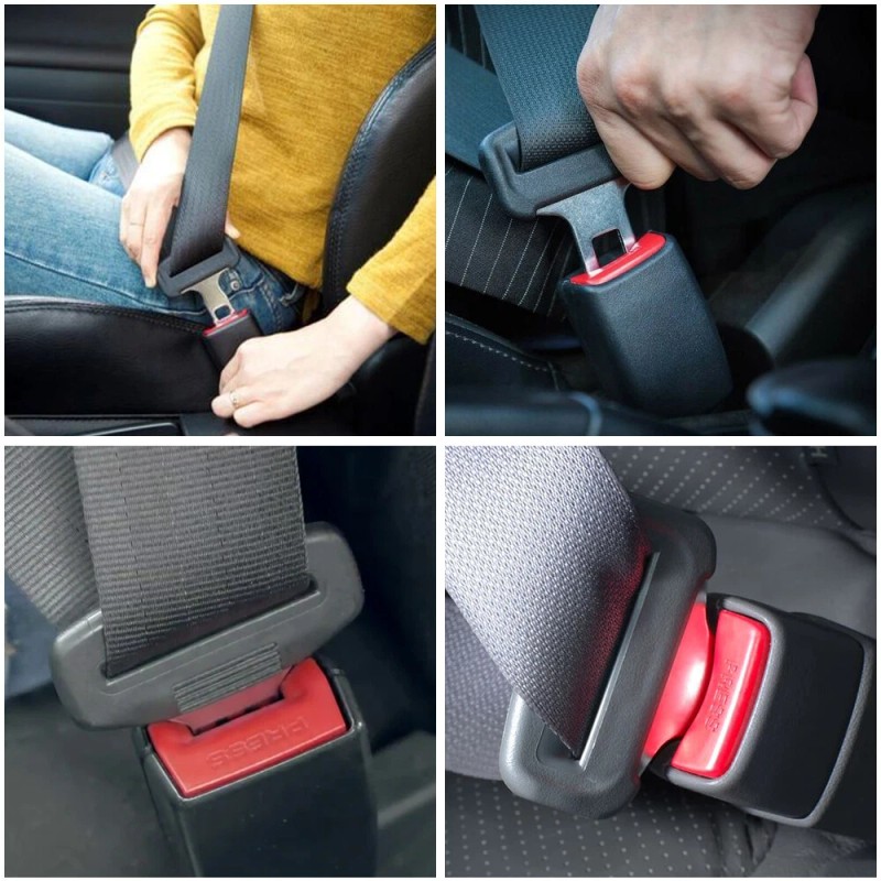 MaXpeedingrods Universal Adjustable Retractable Car Seat Belt 3 Point Safety
