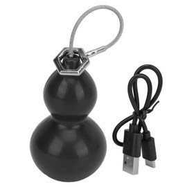 Fingerprint Padlock Waterproof USB Rechargeable Cabinet Lock for Door Luggage Suitcase Backpack Black