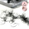 3D Eyelash Fans, Premade Fans D-Curl Eyelash Extension, 500 Ready-Made